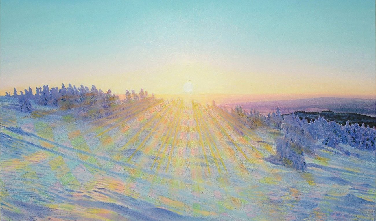 Bild: 01 - Brockenostersonnenaufgang - Landschaft 2011 - 2012